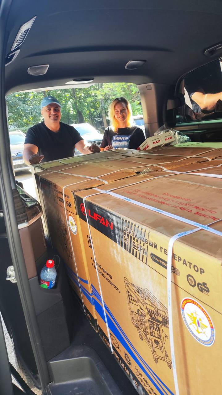 Партия генераторов для отряда в зоне СВО