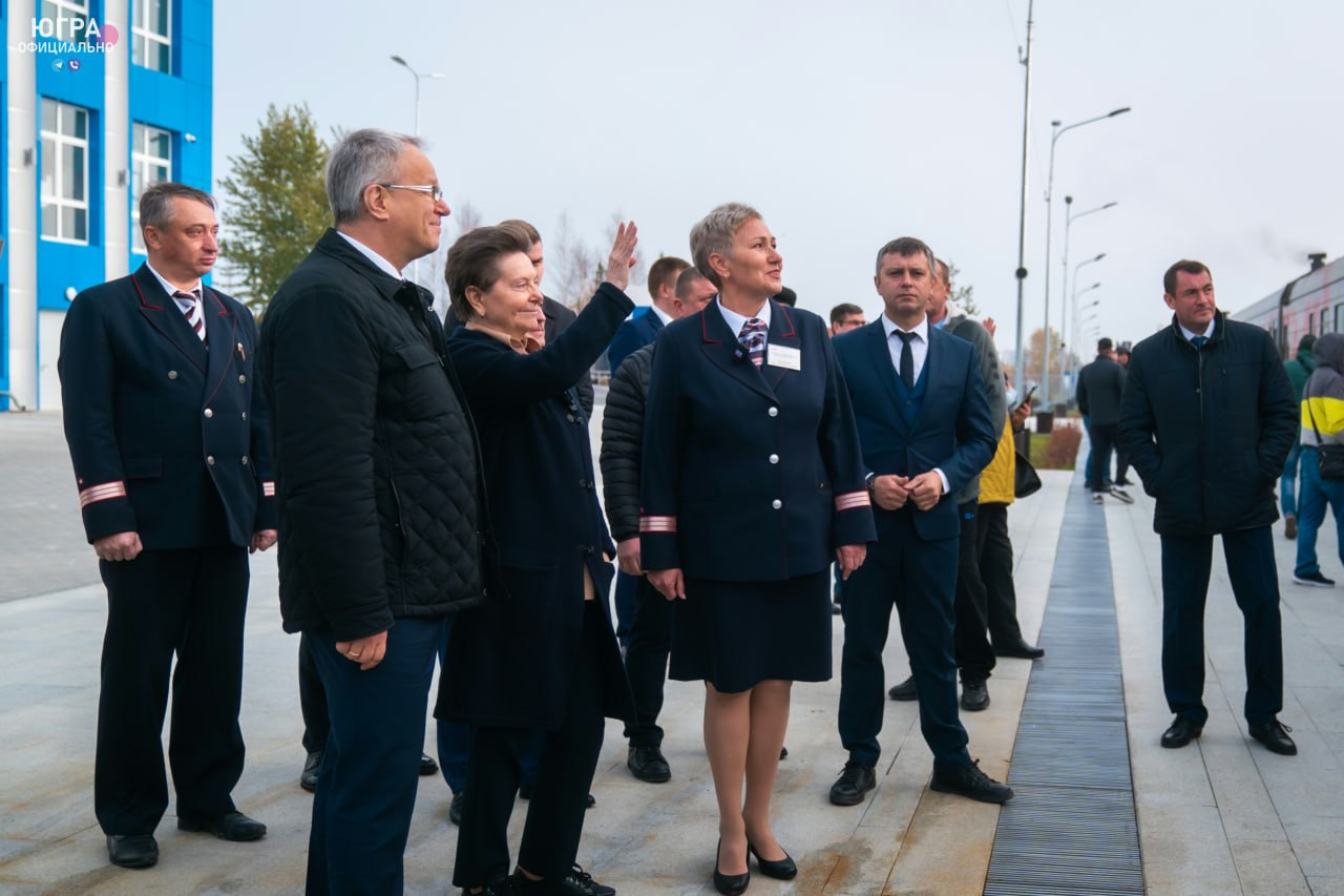 Новый железнодорожный вокзал открылся в Нягани