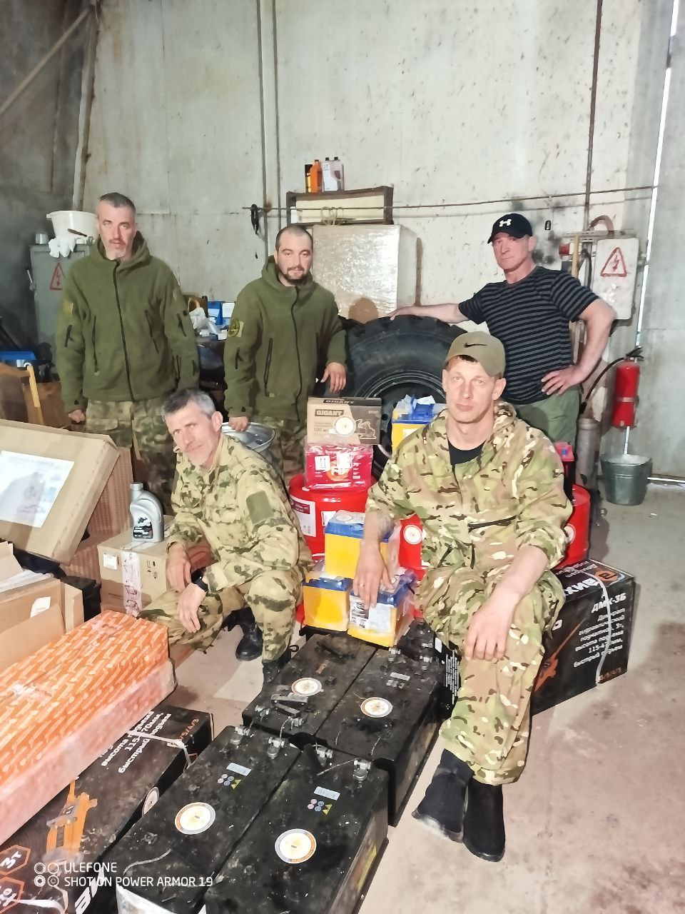 Бойцы из батальона "Алания" прислали небольшой привет и благодарность нашему профсоюзу.